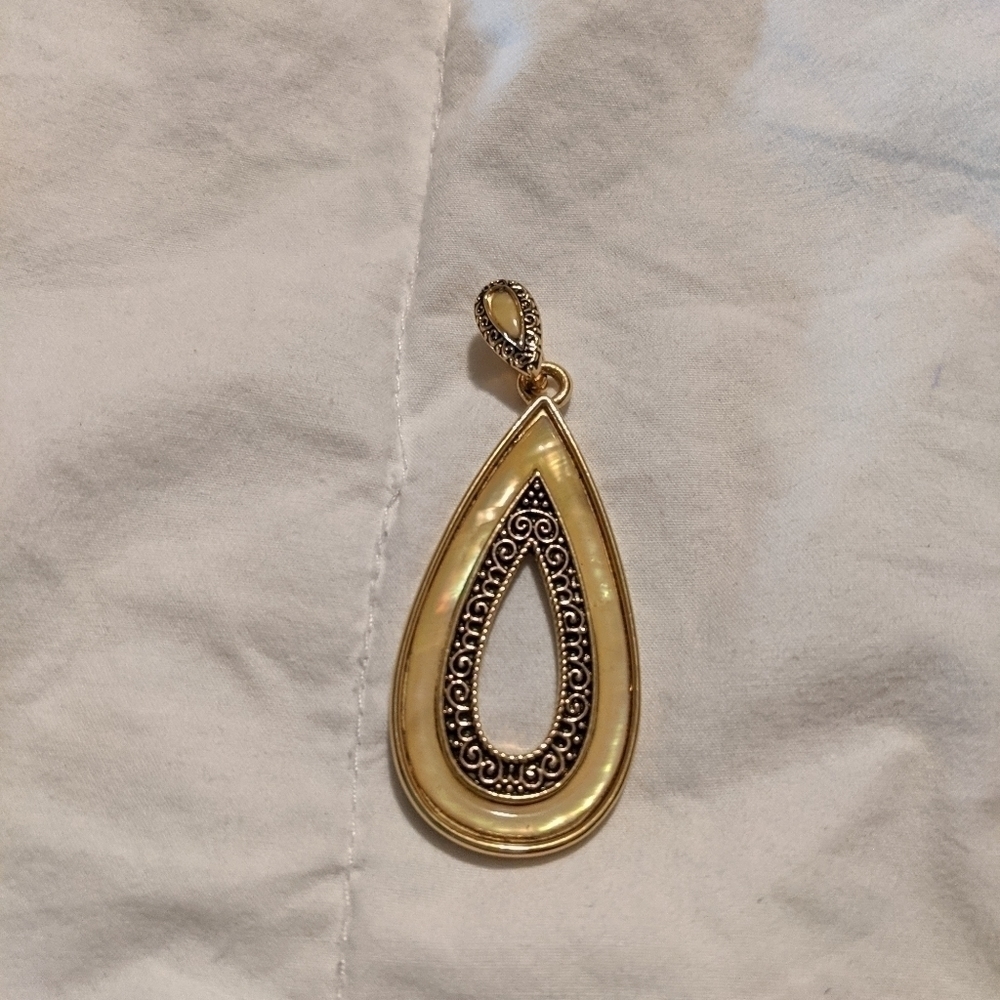 GOLD Tone & Mother Of Pearl Slide